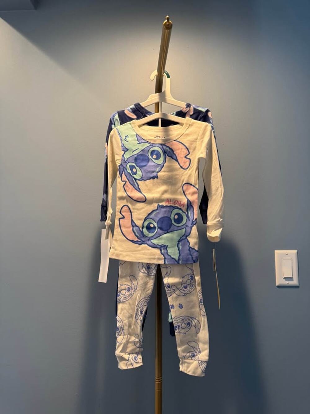 Disney Stitch 4-Piece Pajama Set-size 4T